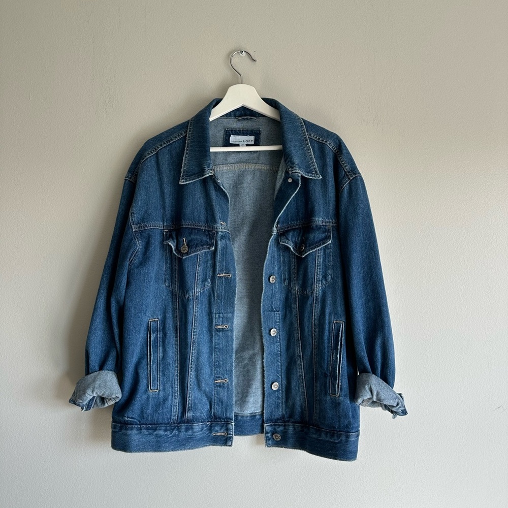 Loft Oversized Denim Jacket